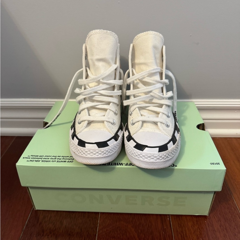 Off-White Converse High Top Sneakers - Picture 5 of 13